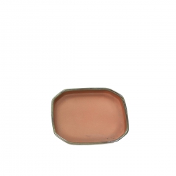 Schotel 14,5 cm achthoekig groen