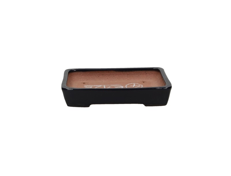 Tokoname - Yamafusa - Rectangulaire bleu, 15 cm