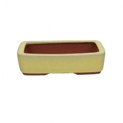 Tokoname - Youzan - 18.5 cm rettangolare giallo