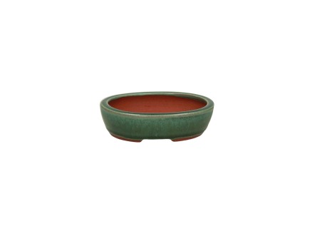 Tokoname - Eimei - 10,5 cm, ovale, vert Eimei