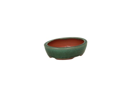 Tokoname - Eimei - 10,5 cm ovaal, groen, Eimei
