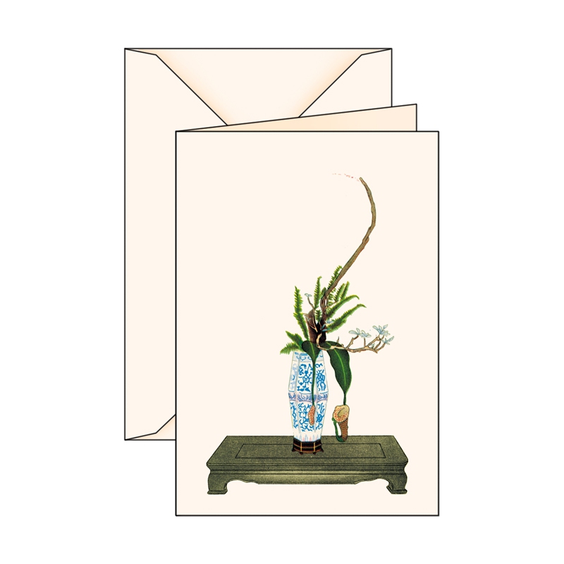 Carte de voeux Ikebana 1