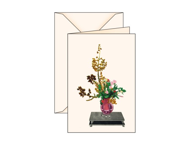 Greating card Ikebana 3
