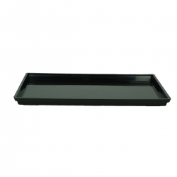Trays 33 cm rectangular black