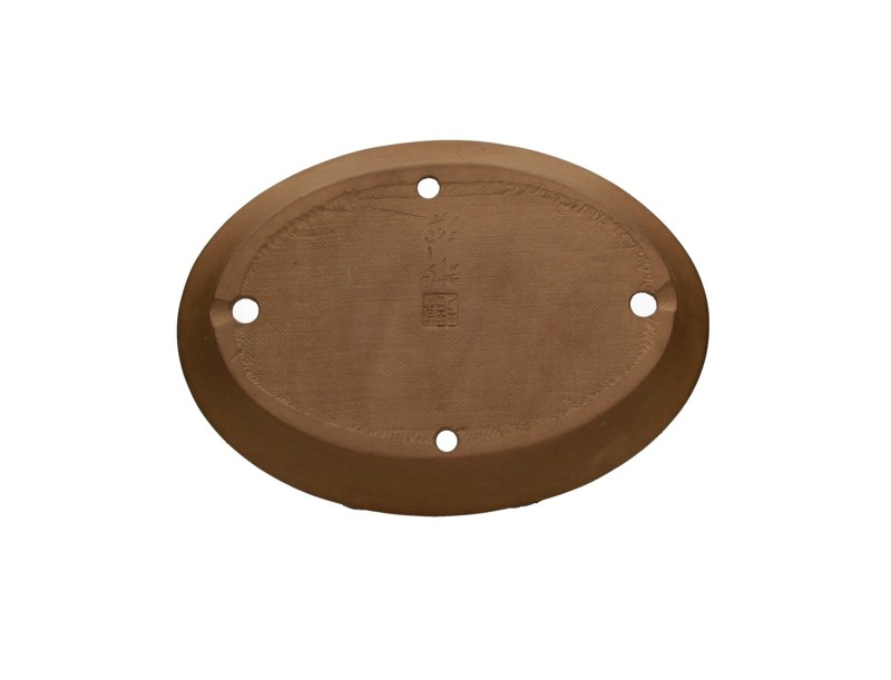 Tokoname – Maruhei – 40 cm, ovale Steingutschale