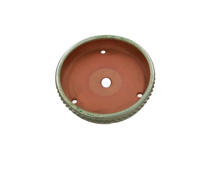 Tokoname 20 cm round, green