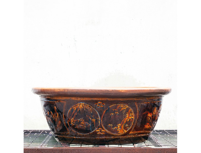 Stoneware water garden container 90 cm (01)
