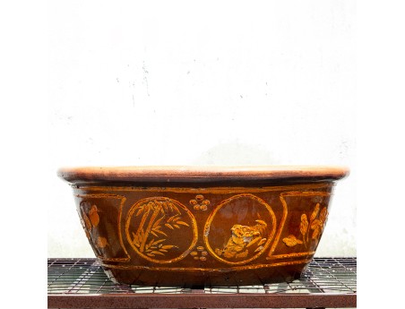 Stoneware water garden container 90 cm (02)