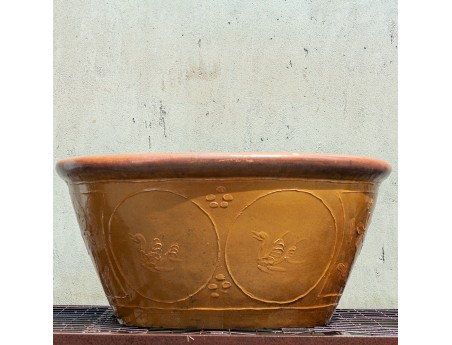 Stoneware water garden container 104 cm (03)