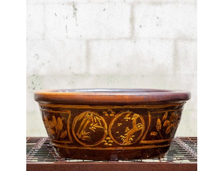 Stoneware water garden container 70 cm (05)