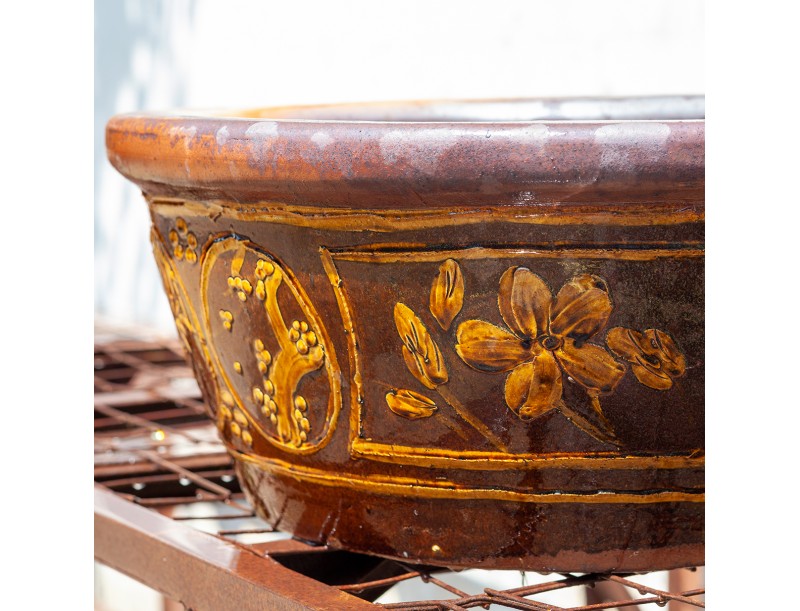 Stoneware water garden container 70 cm (05)