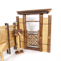 Bamboo door