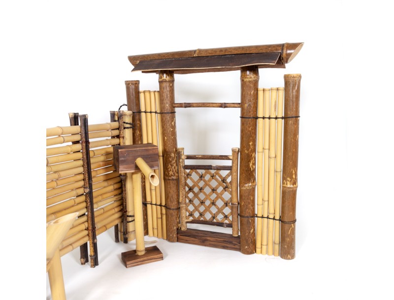 Bamboo door