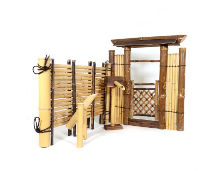 Bamboo door