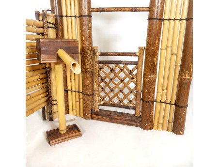 Bamboo door