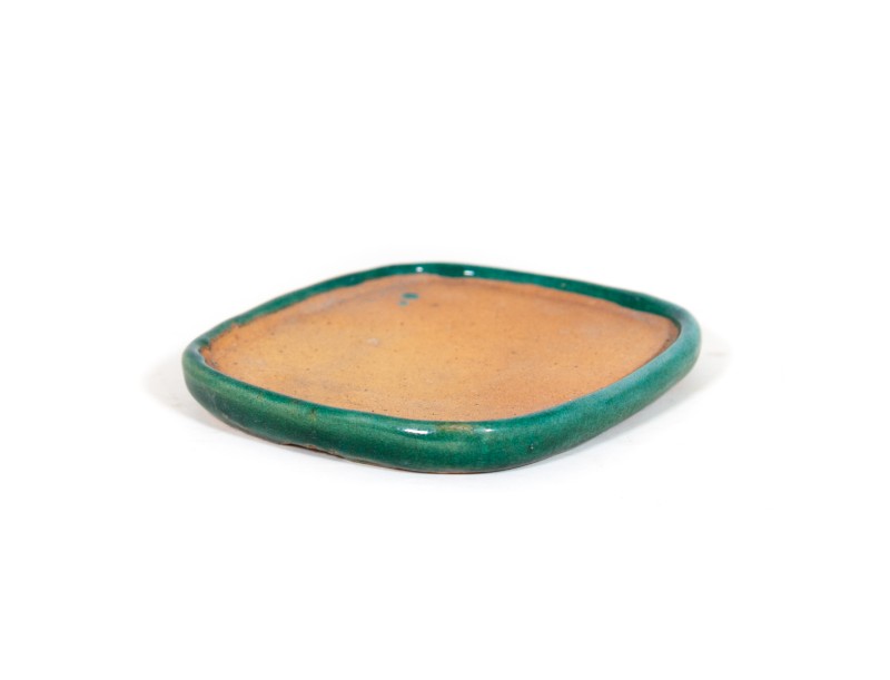 Schotel 11 cm ovaal groen