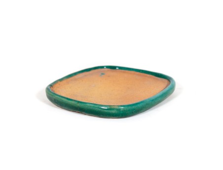 Trays 11 cm oval green