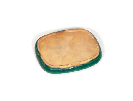 Schotel 11 cm ovaal groen