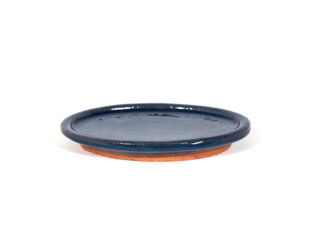 Untersetzer 15,5 cm oval blau