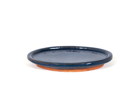 Untersetzer 15,5 cm oval blau