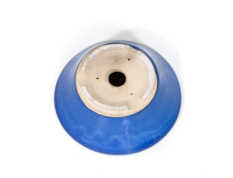 Pot 13,5 cm rond bleu