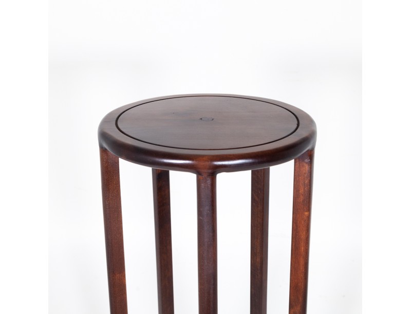 Table rond en bois artisanale Ø 24,5 cm