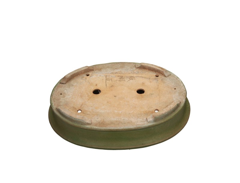 Tokoname - Hattori - 36,5 cm, ovaal, groen