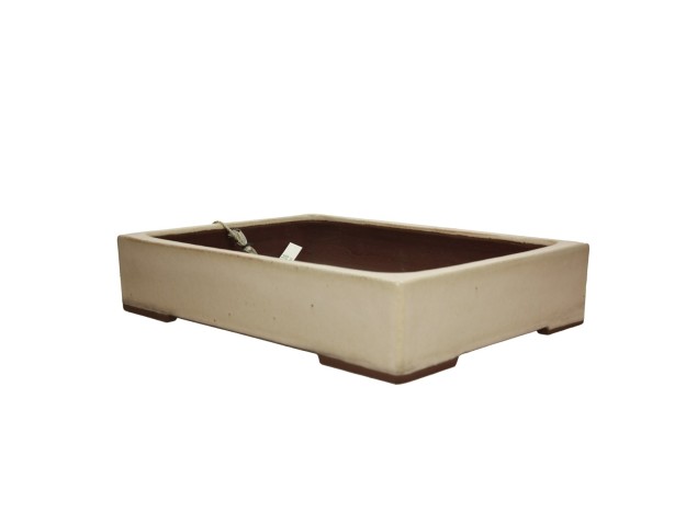 Vaso Yamaaki tokoname 37 cm rettangolare beige 2