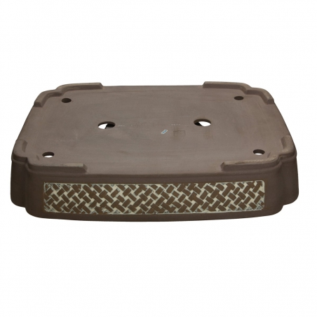 Pot Hekisui tokoname 43 cm rectangular unglazed