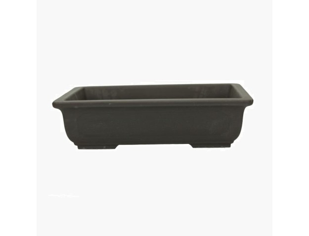 Vaso 41 cm rettangolare marrone