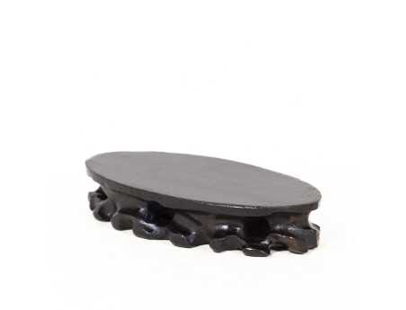 Tavolino ovale in legno -  19,5 cm