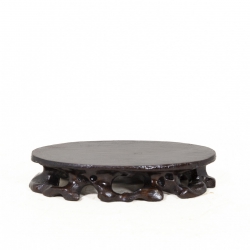 Table petit ovale en bois - 14 cm