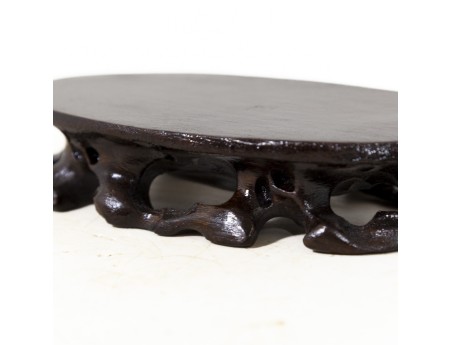 Tavolino ovale in legno - 14 x 7 x 3 cm