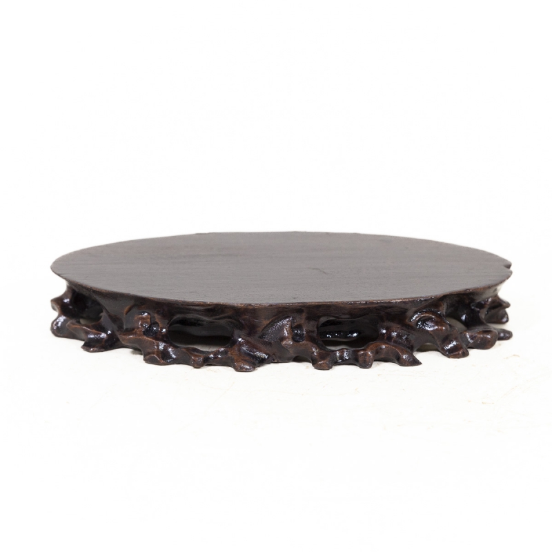 Tavolino ovale in legno - 15,5 x 8 x 3 cm