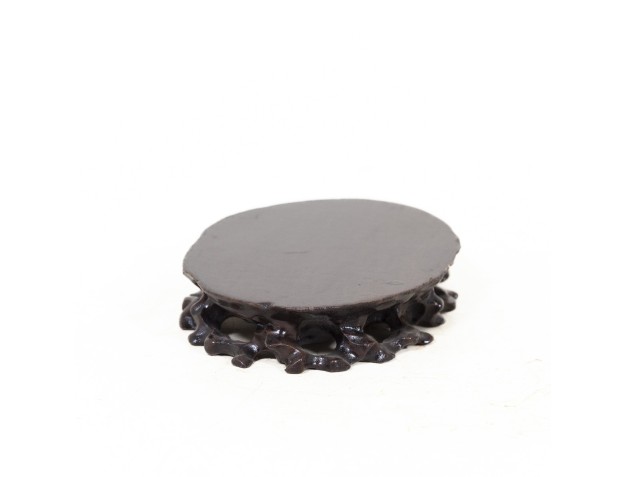 Table petit ovale en bois - 15,5 x 8 x 3 cm 2