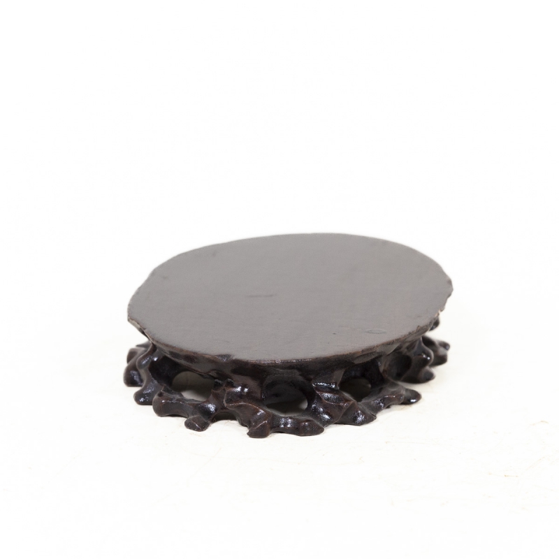 Tavolino ovale in legno - 15,5 x 8 x 3 cm
