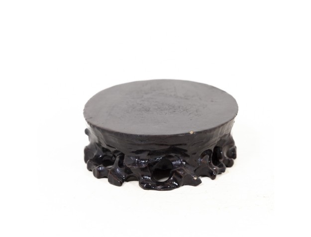 Tavolino ovale in legno - 22 x 14,5 x 5 cm 2