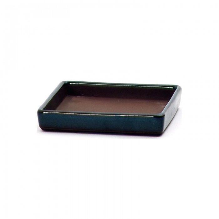 Sottovaso  9,5 cm quadrato blu