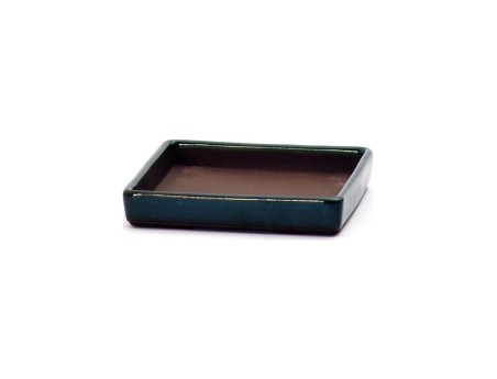 Sottovaso  9,5 cm quadrato blu