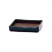 Sottovaso 9,5 cm quadrato blu