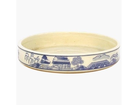 Sottovaso 14,3 cm tondo decorato