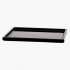 Sottovaso 27,5 cm rettangolare PVC nero