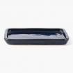 Sottovaso 30,5 cm rettangolare blu