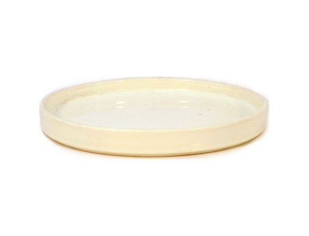 Suiban 28 cm tondo bianco