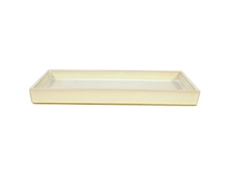 Suiban 34,3 cm rettangolare bianco