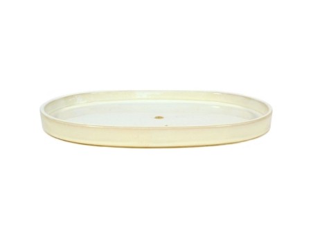 Suiban 35 cm ovale bianco