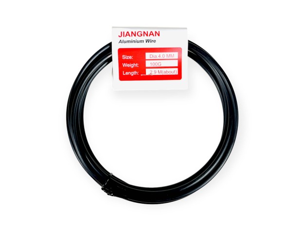 Fil d'aluminium Ø 4 mm - 100 g - Jiangnan 2