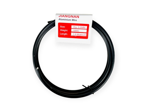 Fil d'aluminium Ø 5 mm - 100 g - Jiangnan 2