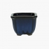 Vaso  9 cm ottagonale blu