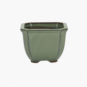 Vaso  9 cm ottagonale blu
